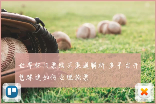 世界杯门票购买渠道解析 多平台开售球迷如何合理抢票