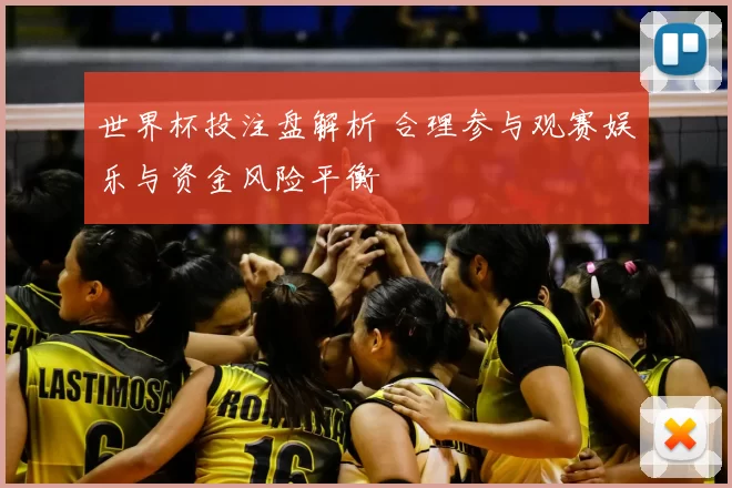 世界杯投注盘解析 合理参与观赛娱乐与资金风险平衡